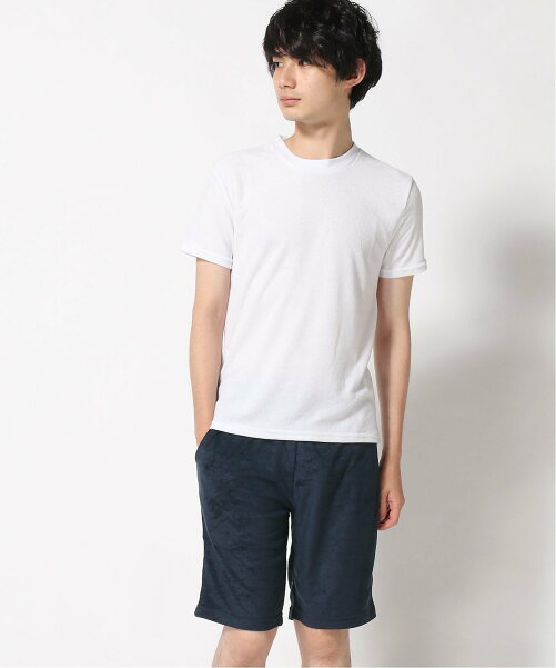 lazar/(M)セットアップ パイル 半袖Tシャツ&ショートパンツ